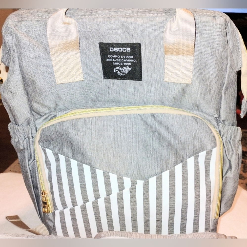 Osoce Diaper/Backpack W/Pads Bassinet